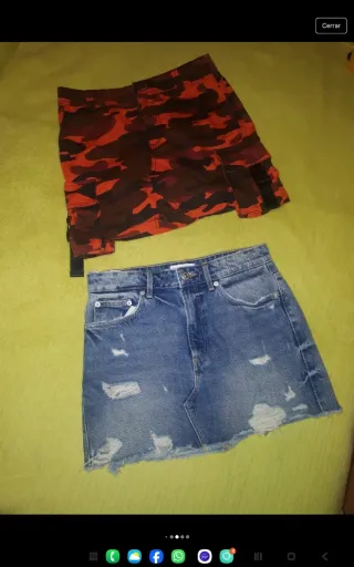 Minifaldas Talla XS/S (2 uds)