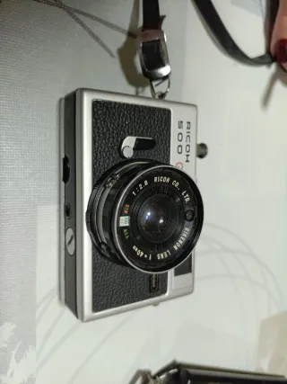 Cámara Ricoh 500 G Plata/Negra