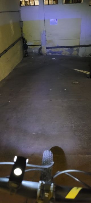 Doppio set 4 fari MTB BMX 2 anteriori + 2 posterio