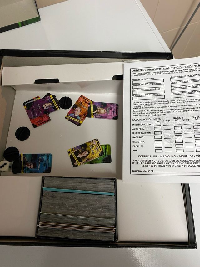 Gioco da Tavolo CSI: Crime Scene Investigation