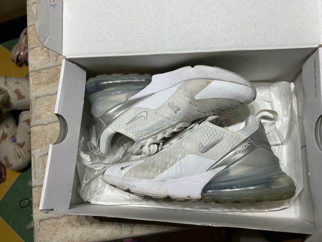 Zapatillas Nike Air Max 270 Plata/Blanco