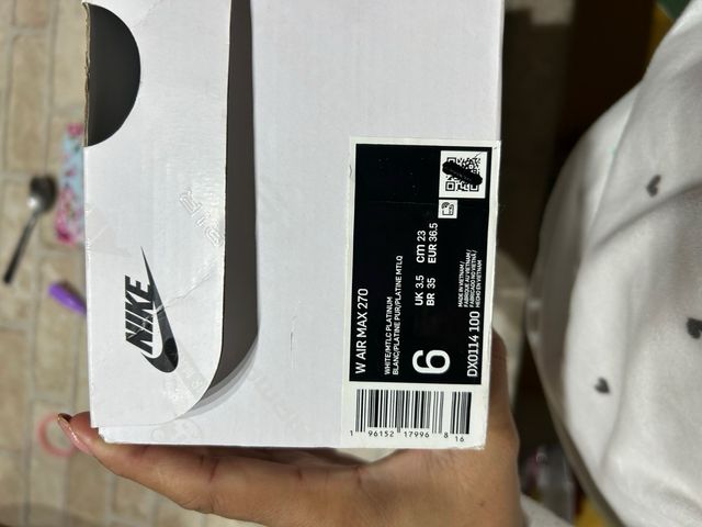 Zapatillas Nike Air Max 270 Plata/Blanco