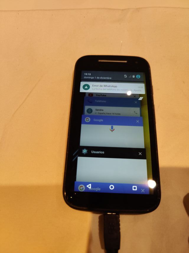 Motorola Moto E Negro