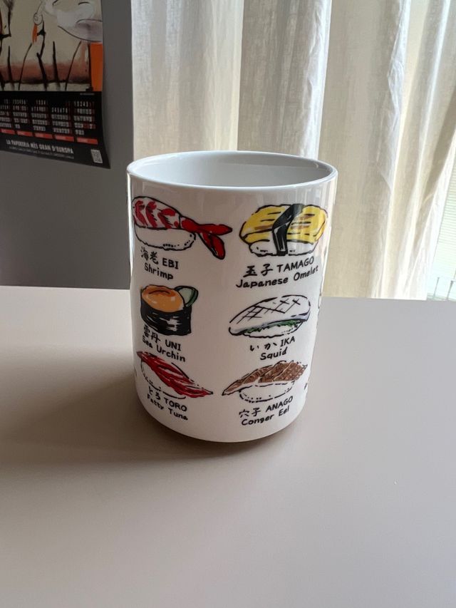 Taza Yunomi Sushi Nuevo