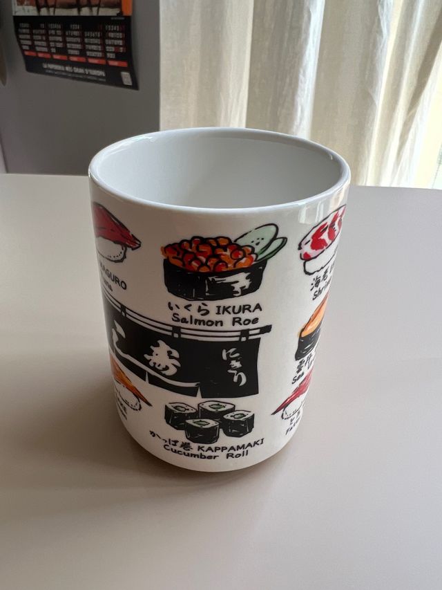 Taza Yunomi Sushi Nuevo