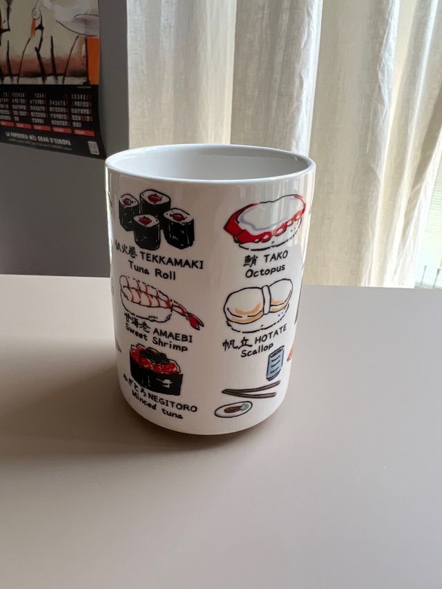 Taza Yunomi Sushi Nuevo