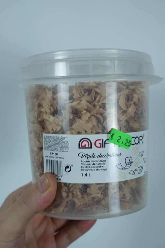 Viruta decorativa 1,4 L para artesanato