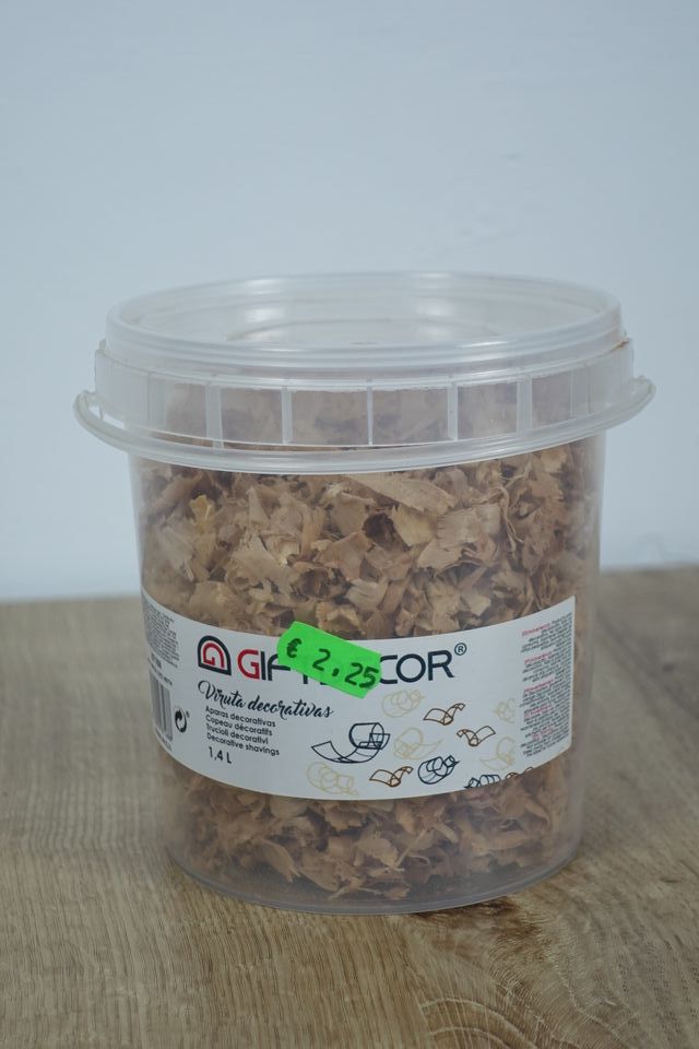Viruta decorativa 1,4 L para artesanato