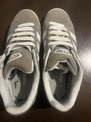 Zapatillas Adidas Campus Grises y Blancas