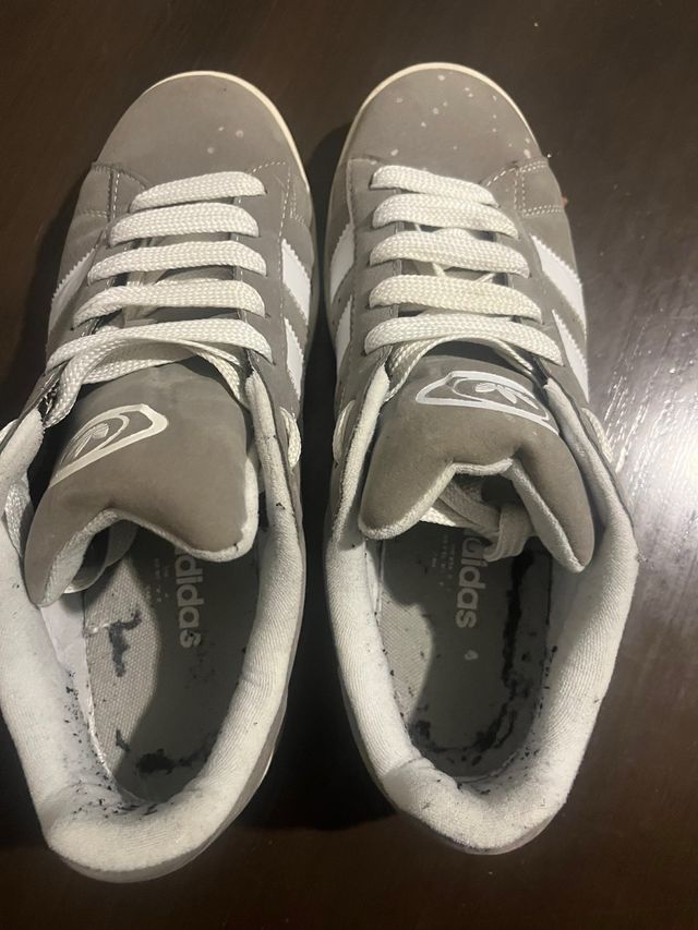 Zapatillas Adidas Campus Grises y Blancas