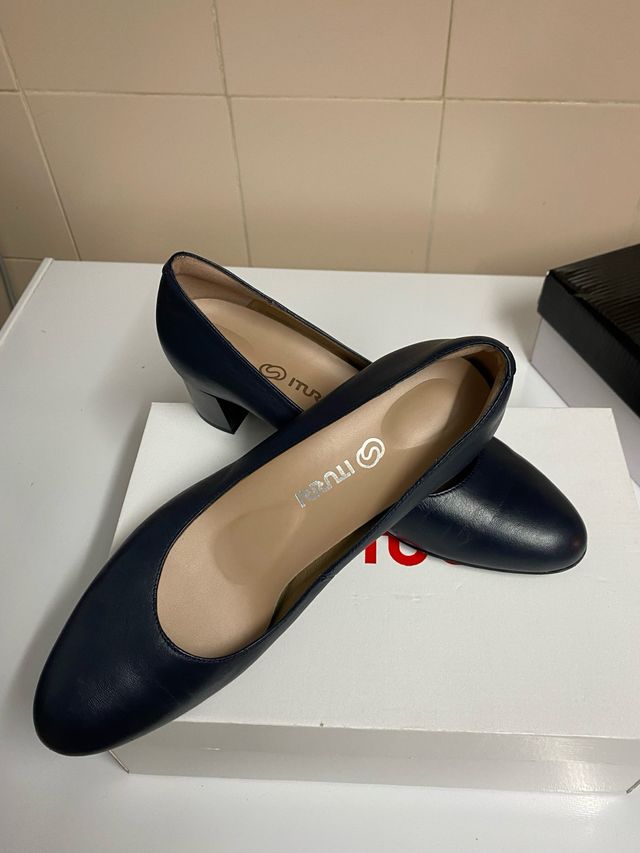 Scarpe eleganti Iturri blu per donna