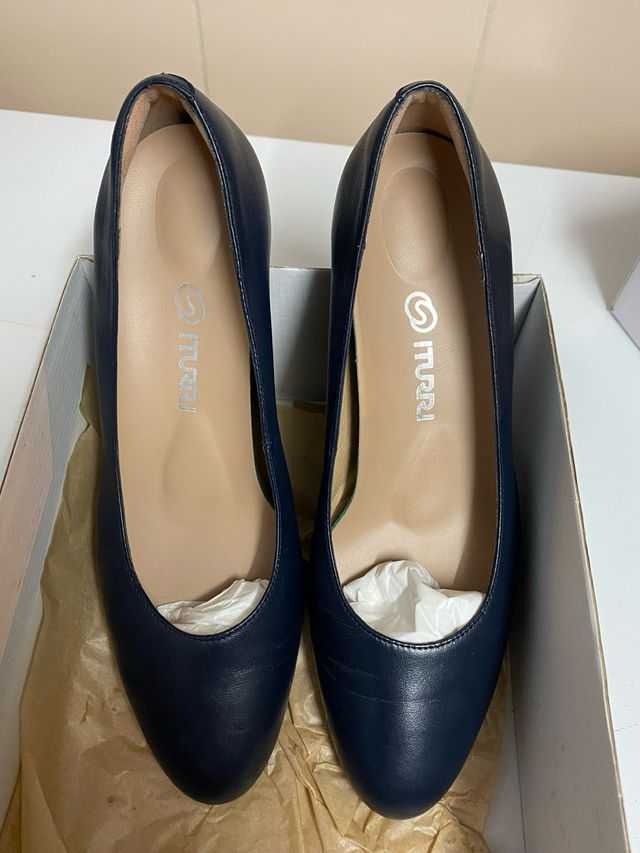 Scarpe eleganti Iturri blu per donna