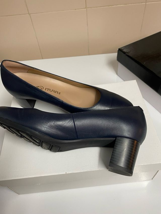 Scarpe eleganti Iturri blu per donna