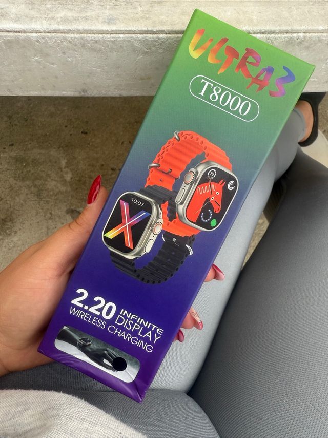 Smartwatch ULTRA3 T8000 Ecrã Infinito