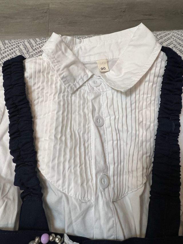 Conjunto bebé 12-18m Camisa y Peto