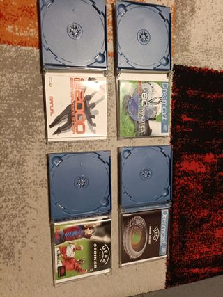 Lote pack 4 Juegos Fútbol Sega Dreamcast perfectos