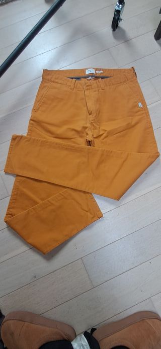 Pantalón Quiksilver Hombre Naranja