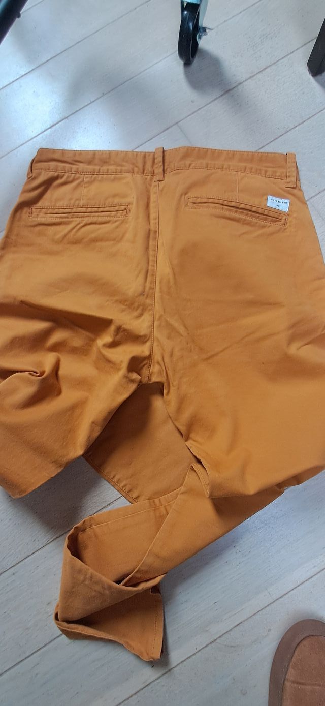 Pantalón Quiksilver Hombre Naranja