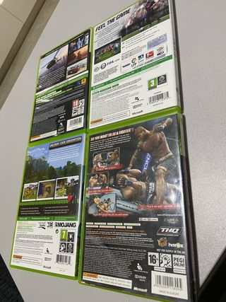 Pacchetto 4 Giochi Xbox 360: FIFA 15, GTA V, UFC, Minec