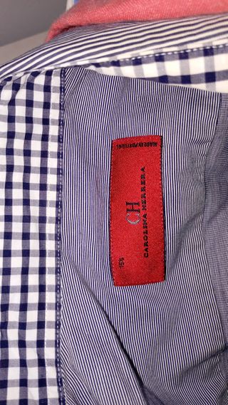 Camisa CH Carolina Herrera Rayada Azul