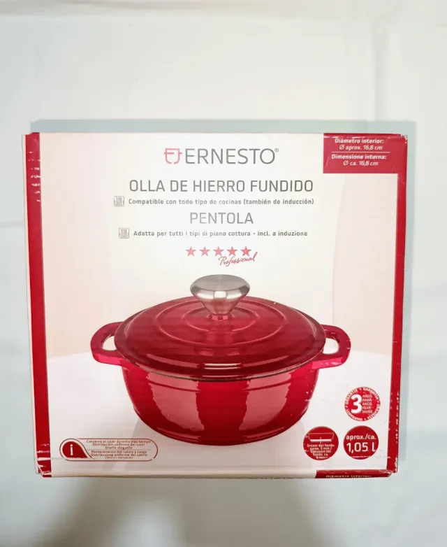 Olla de Hierro Fundido. Ernesto