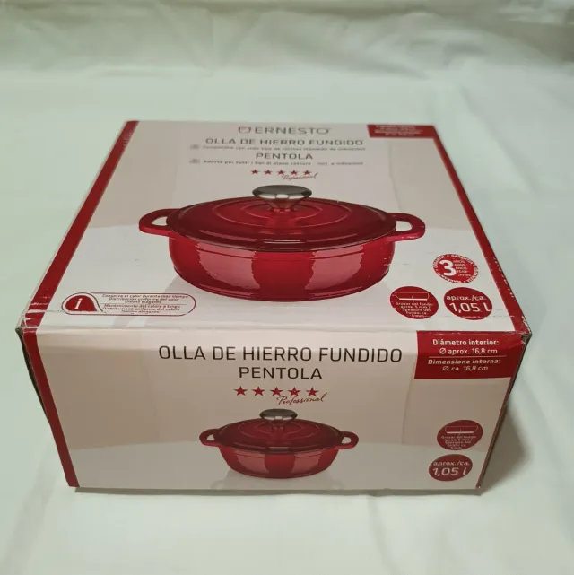 Olla de Hierro Fundido. Ernesto