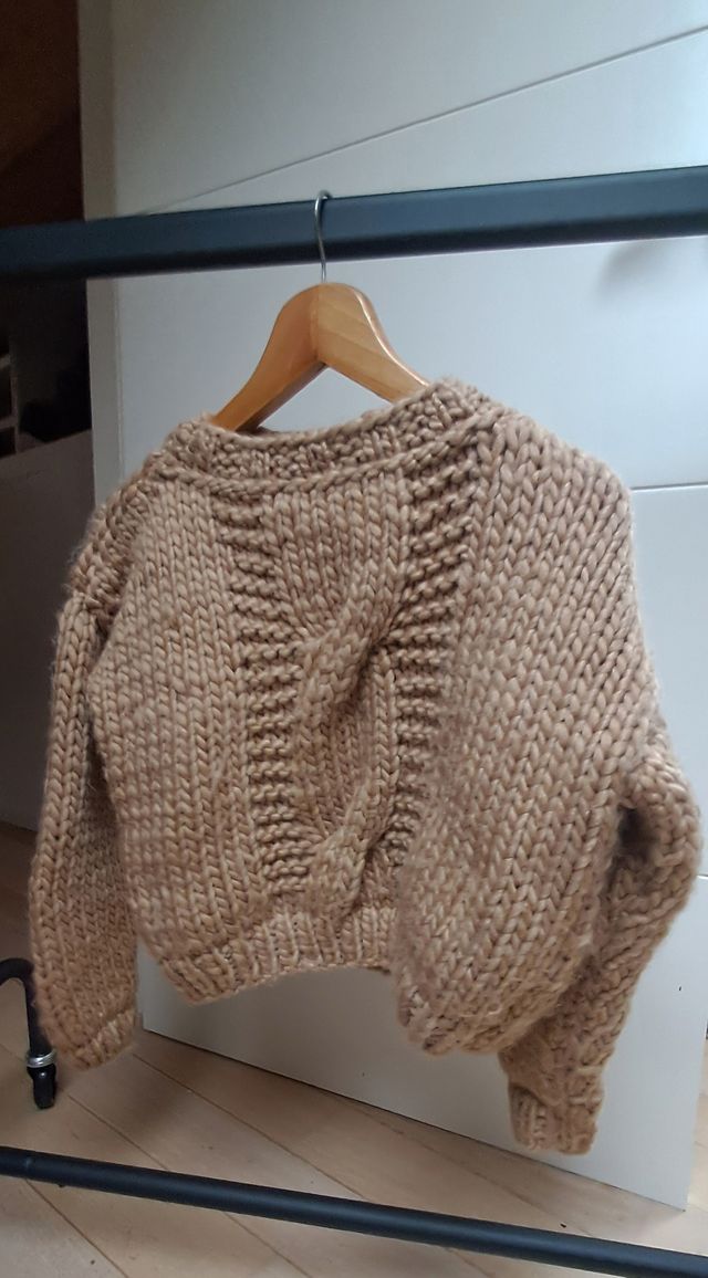 Jersey de punto hecho a mano talla única