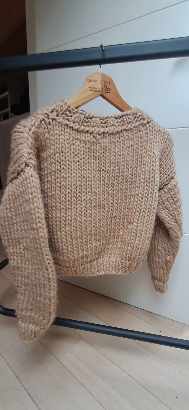 Jersey de punto hecho a mano talla única