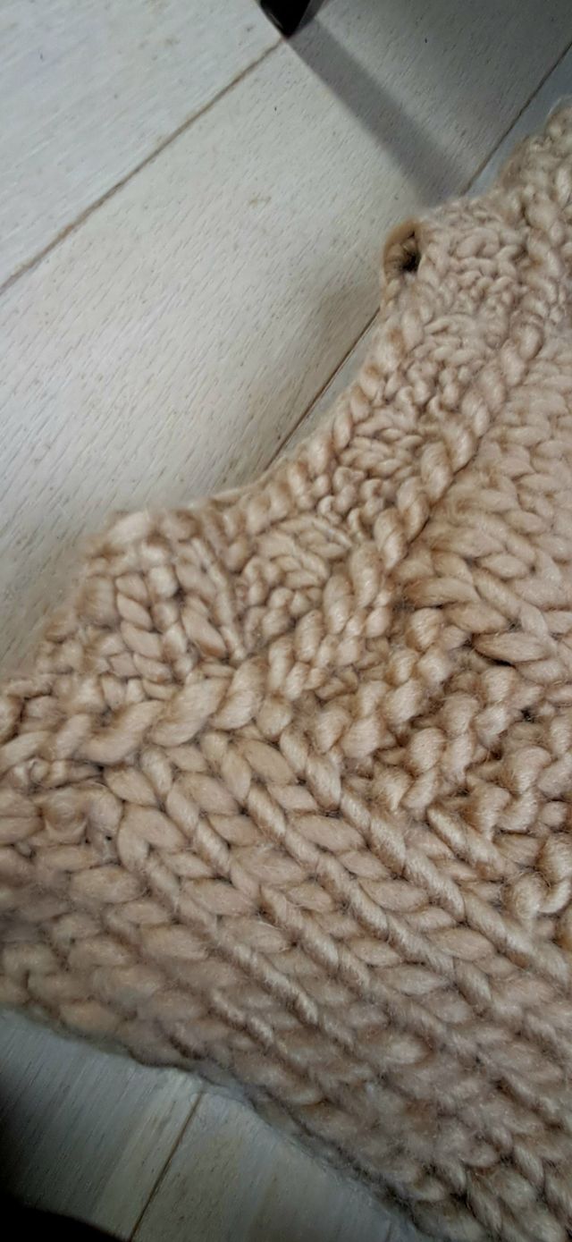 Jersey de punto hecho a mano talla única