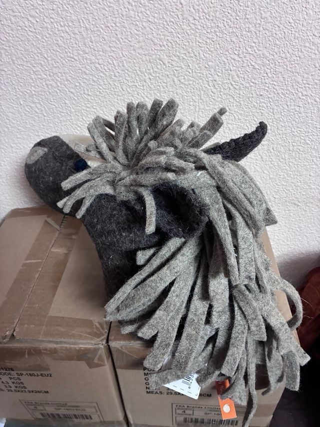 Cabeza de Caballo Fieltro Decoración Infantil