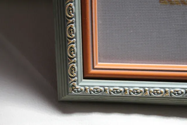 Cuadro Punto de Cruz Marco Madera