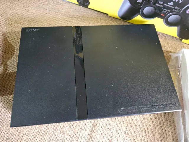 Ps2 Sony com caixa e comando