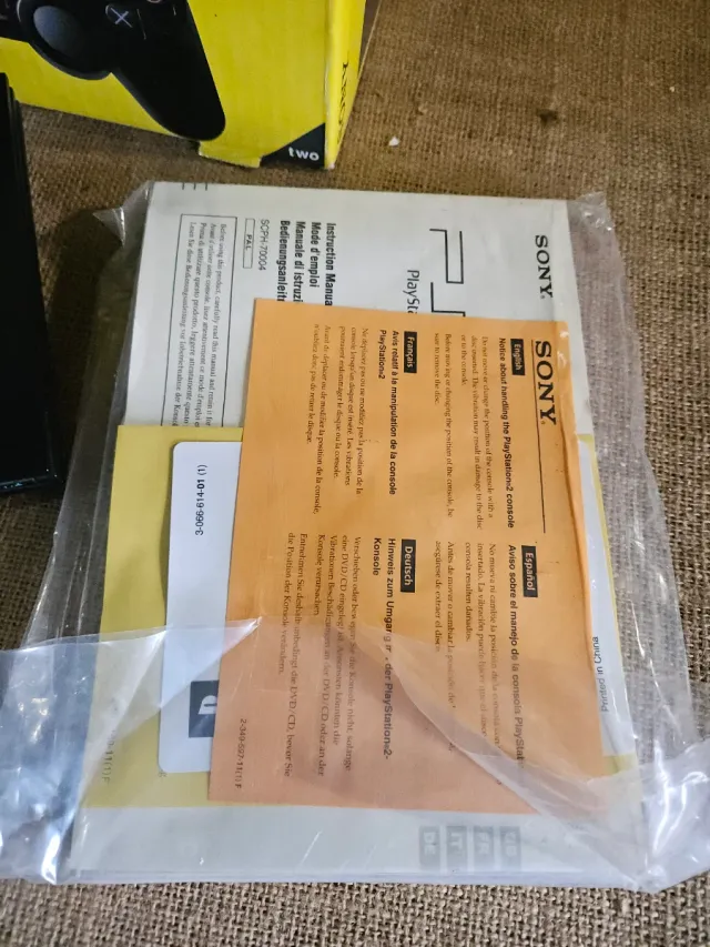 Ps2 Sony com caixa e comando