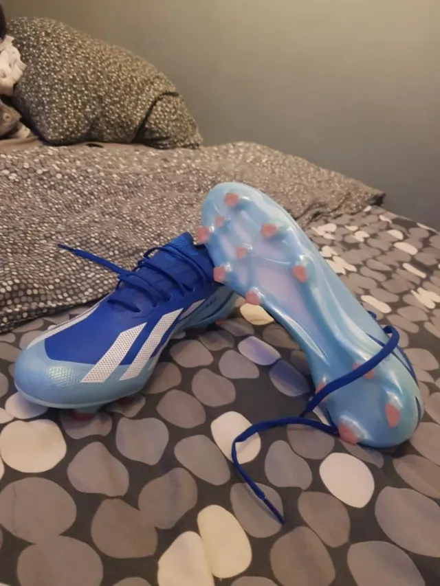 Botas Adidas Elite Fútbol Azul/Blanco