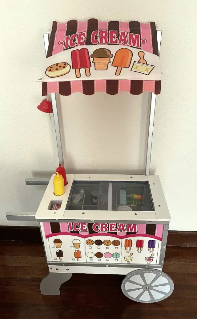 Carrito Helados Melissa & Doug Madera