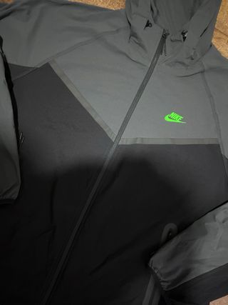 Felpa Nike Tech Fleece Grigia Nera Taglia L