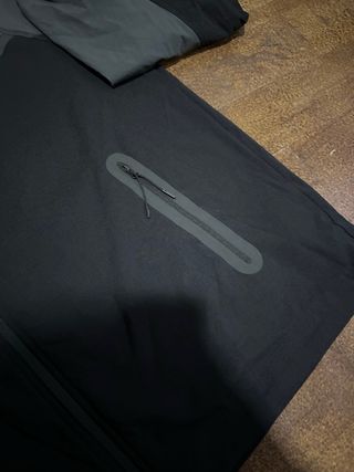 Felpa Nike Tech Fleece Grigia Nera Taglia L