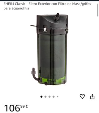 Filtro exterior Eheim para acuarios 80-250L