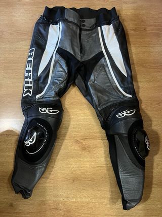 Chaqueta de cuero para moto hombre