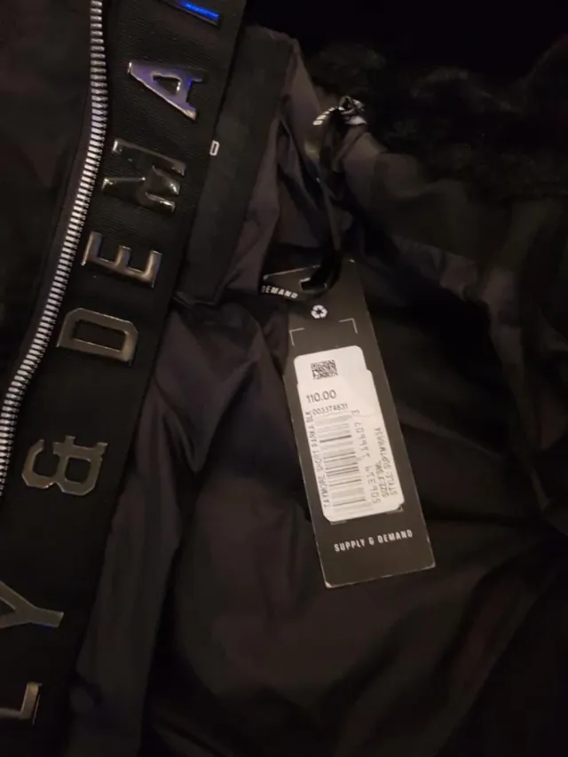 Chaqueta Invierno Supply & Demand Negra