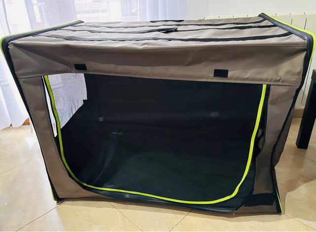 Caseta perro grande portátil