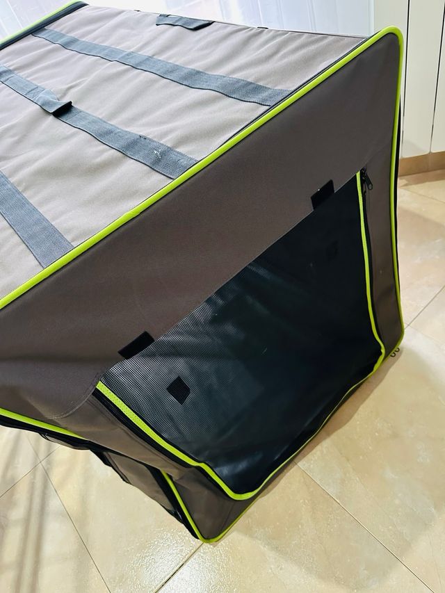 Caseta perro grande portátil