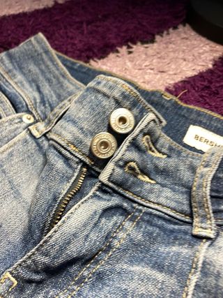 Jeans Campana Bershka Azul Talla 38