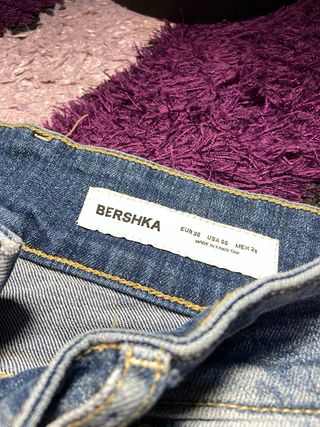 Jeans Campana Bershka Azul Talla 38