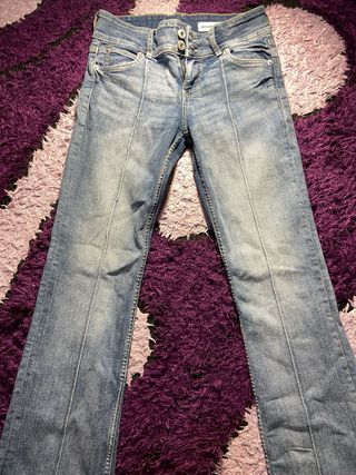 Jeans Campana Bershka Azul Talla 38
