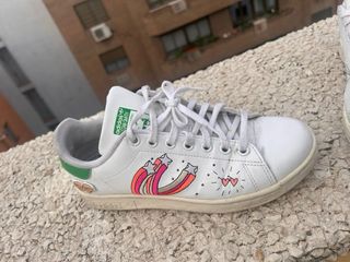 Zapatillas Adidas Stan Smith arco iris