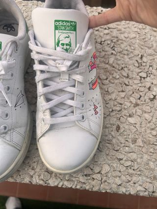 Zapatillas Adidas Stan Smith arco iris