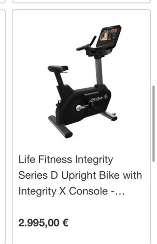 Bicicleta Estática Life Fitness