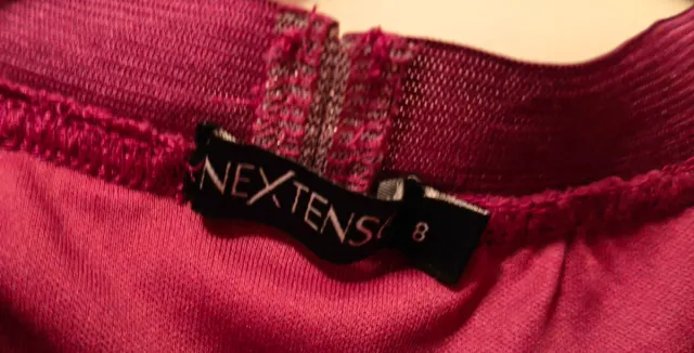 Falda fiesta tul brillante morado