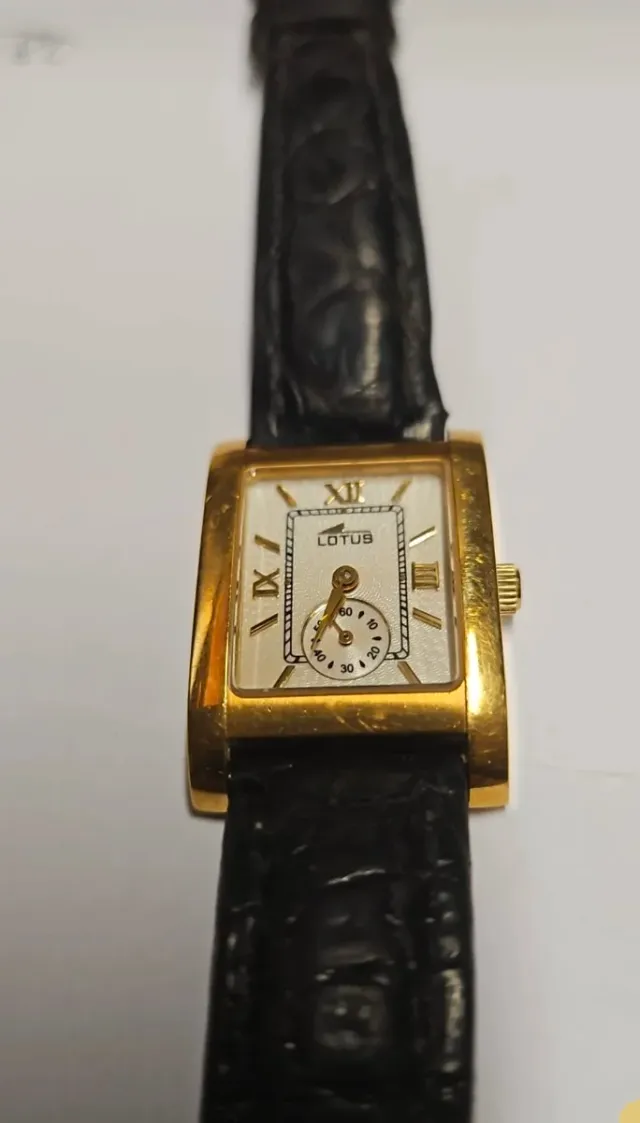 Reloj Lotus Mujer Oro 18kl Negro